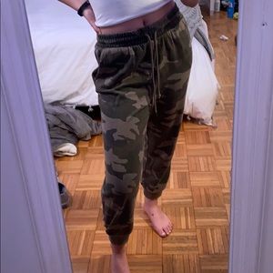 Camouflage sweatpants
